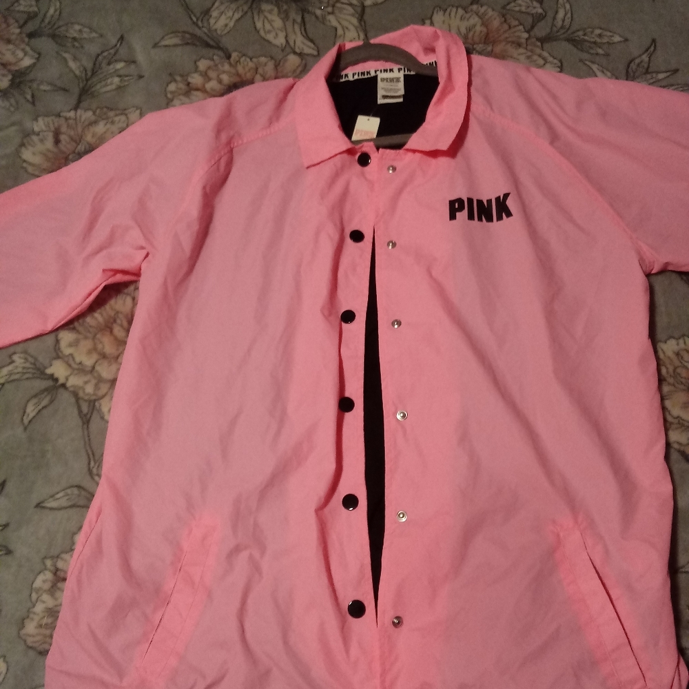 Vs pink neon pink windbreaker